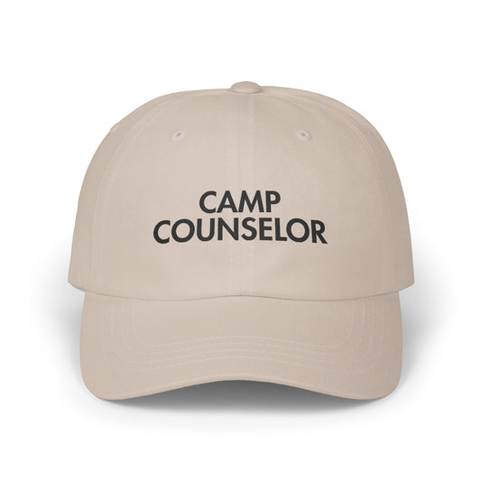 Camp Counselor Embroidered Dad Hat – Retro Summer Humor