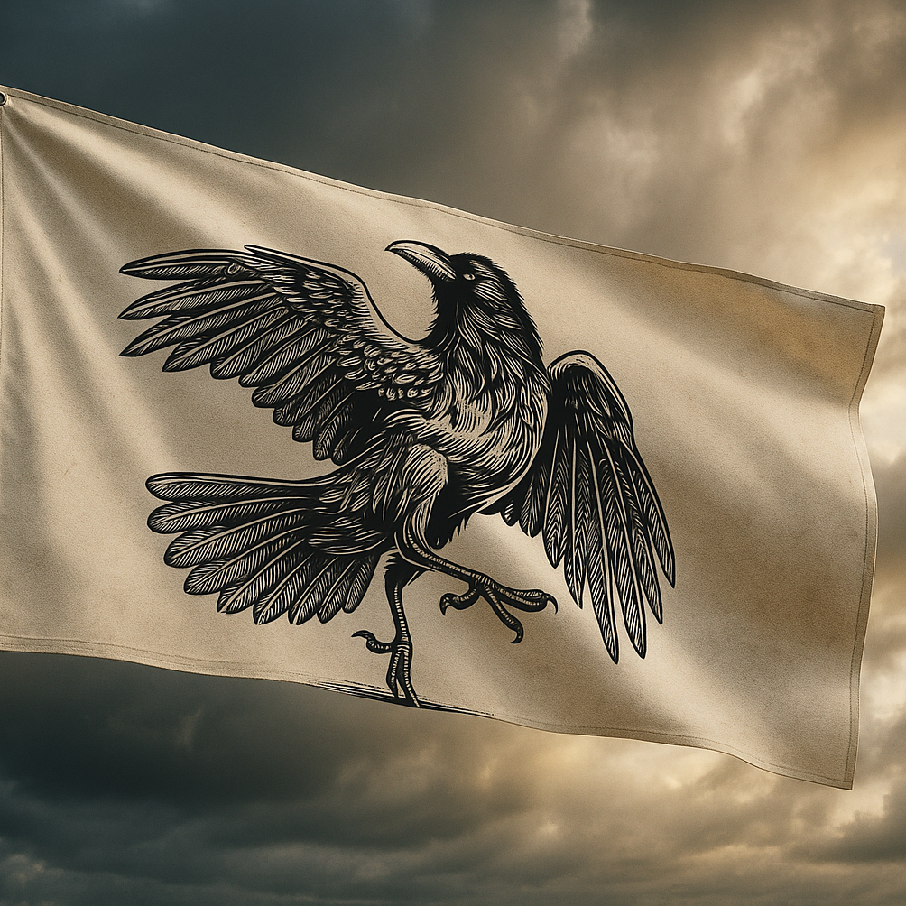 Show-Off Raven – Gothic Raven Flag