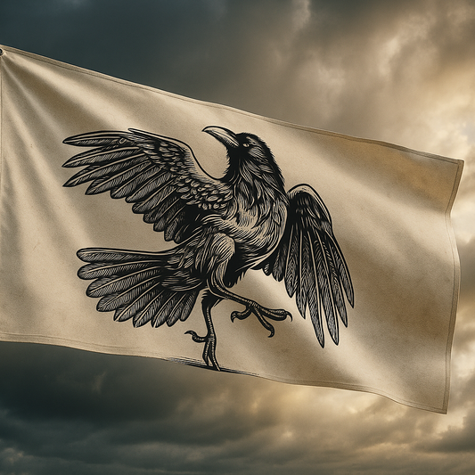 Show-Off Raven – Gothic Raven Flag