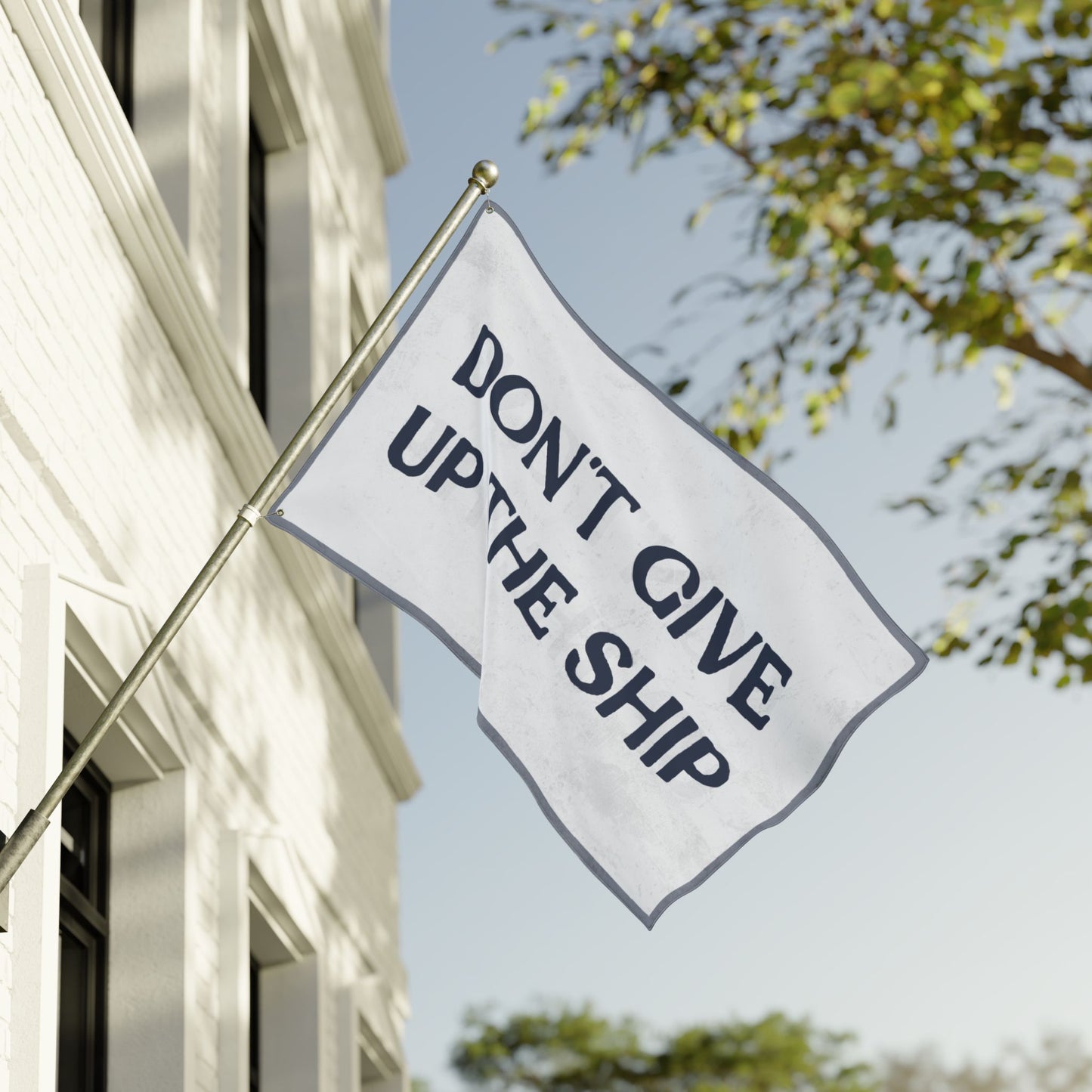 Don’t Give Up the Ship Flag – Vintage Nautical Banner