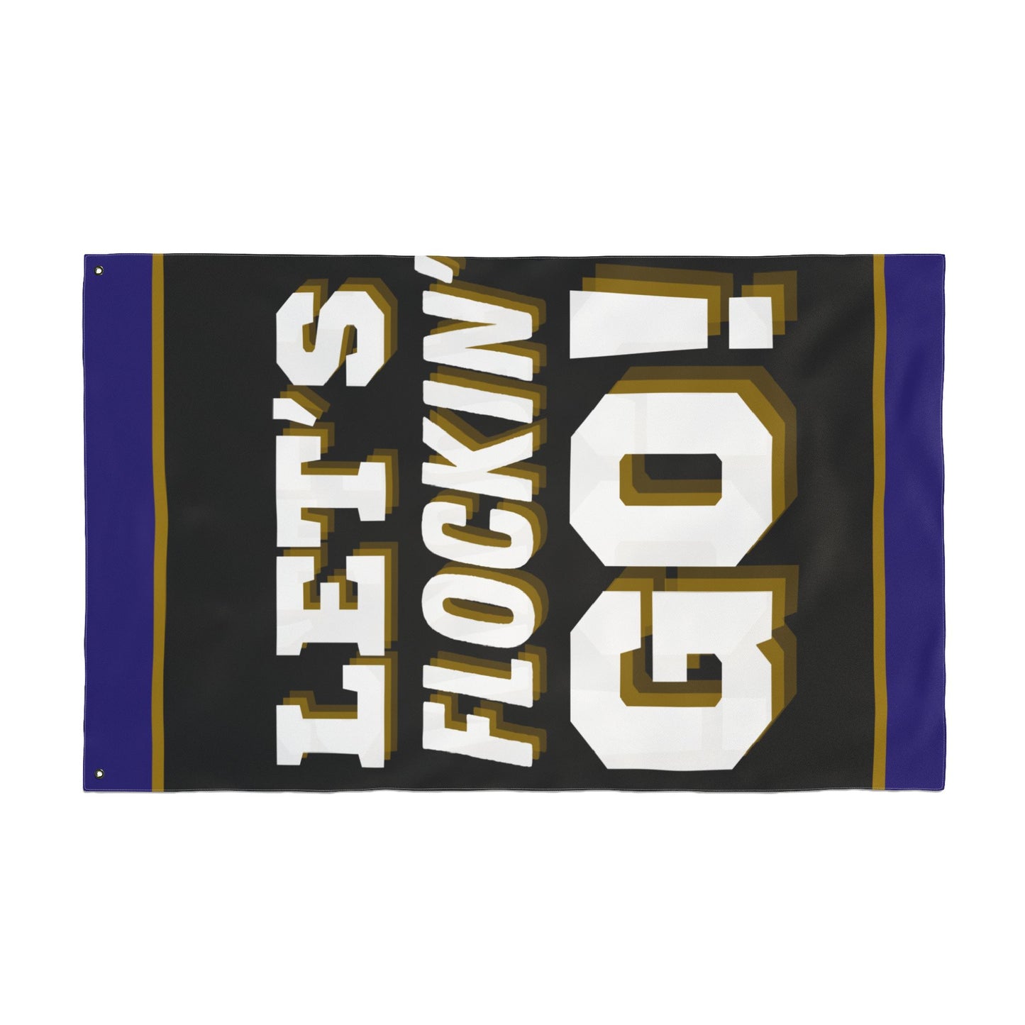 Flag - Raven's Let's Flockin' Go Fan Flag