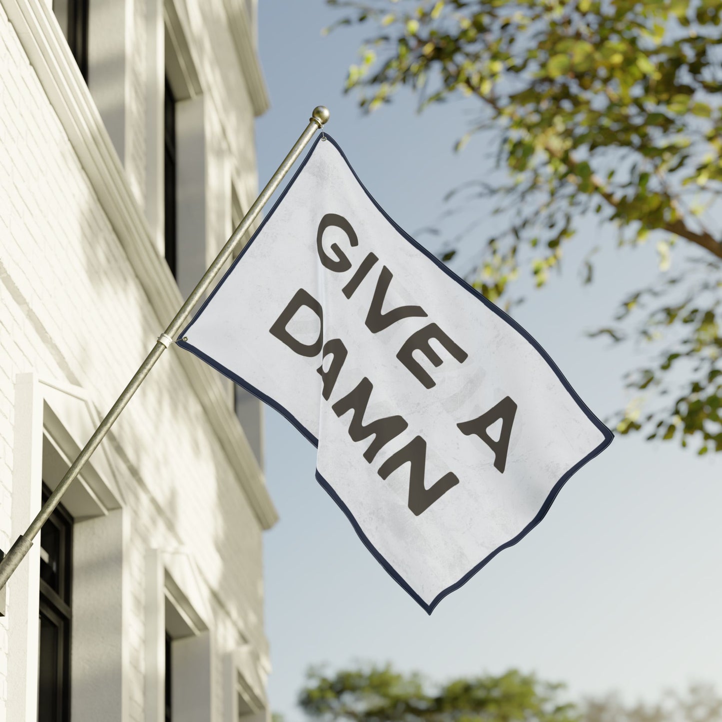 Give A Damn Flag – Vintage-Inspired Banner for People Who Still Care