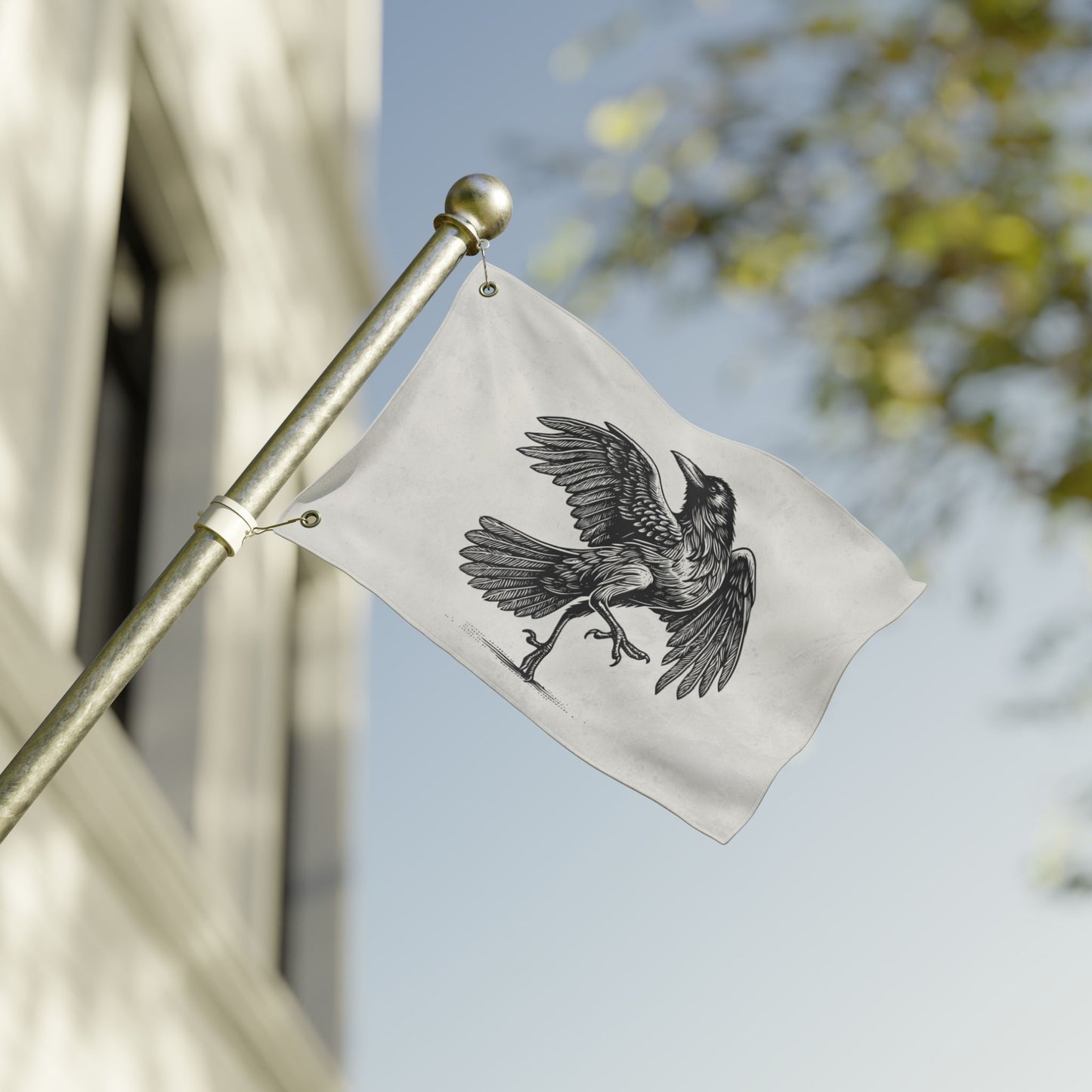 Show-Off Raven – Gothic Raven Flag