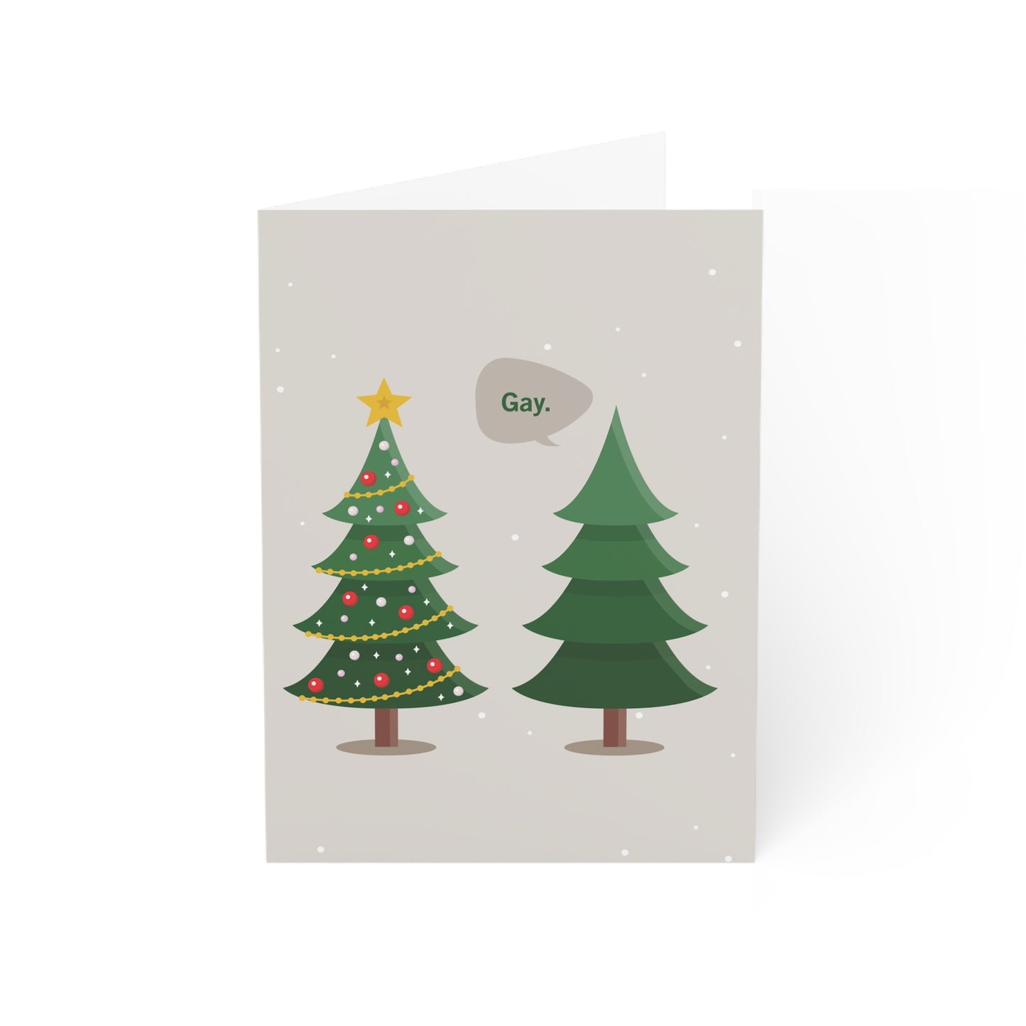 Gay. Holiday Card — Festive & Fabulous Greeting Cards (1, 10, 30, and 50pcs)