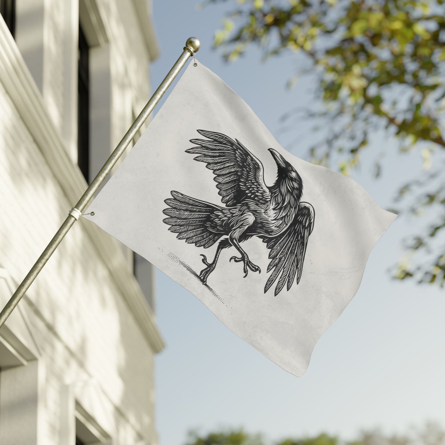 Show-Off Raven – Gothic Raven Flag