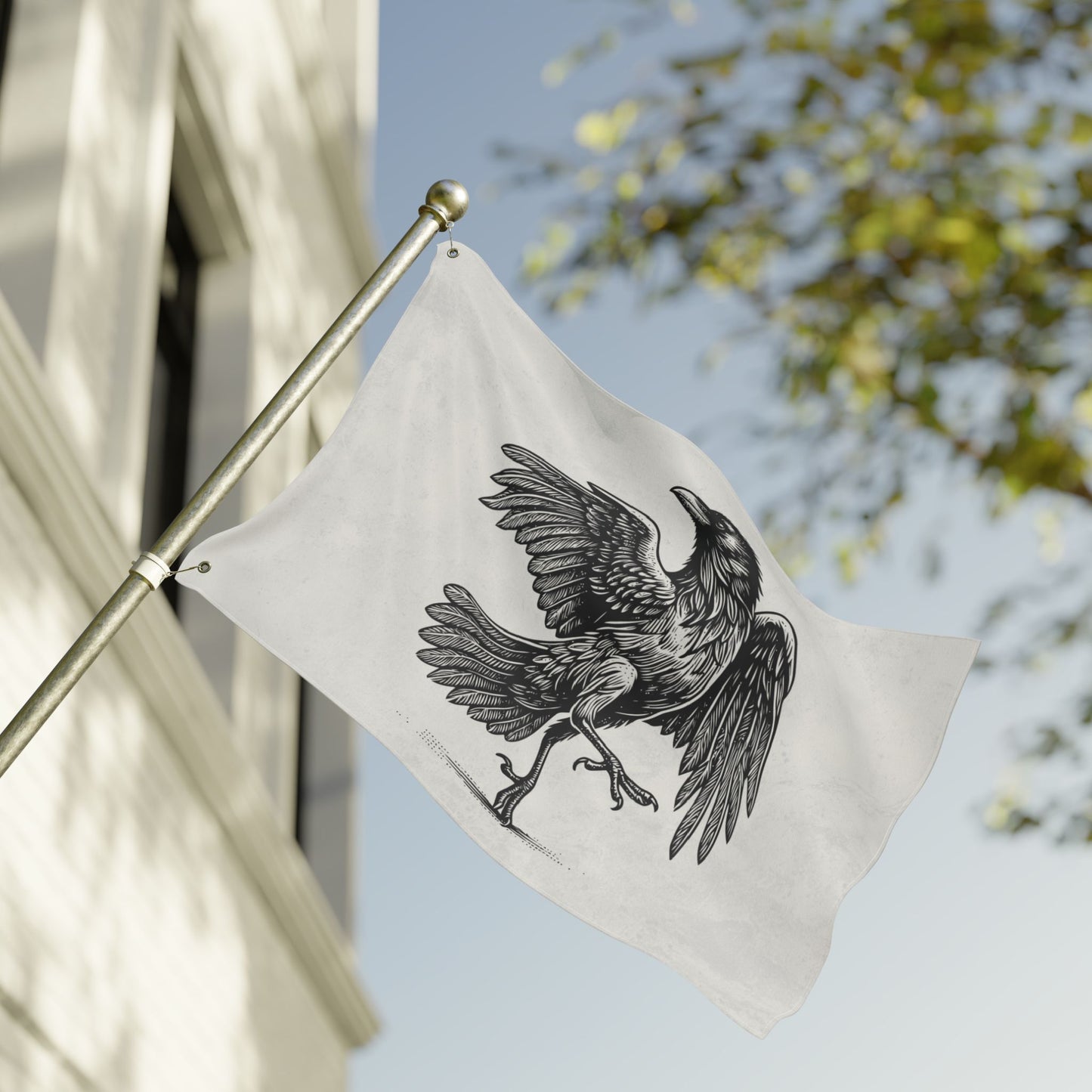 Show-Off Raven – Gothic Raven Flag