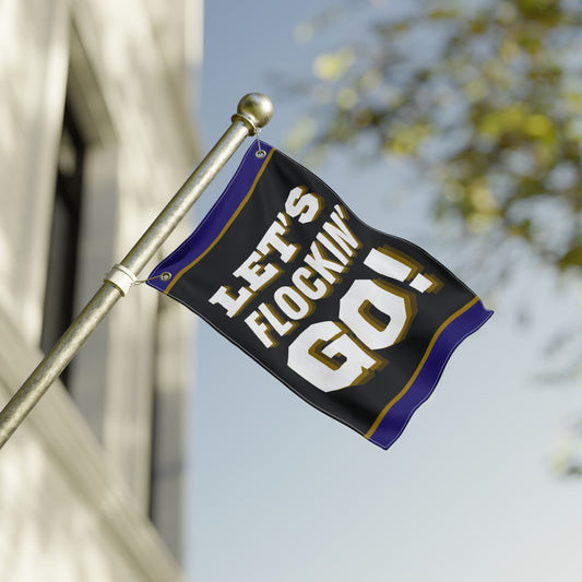 Flag - Raven's Let's Flockin' Go Fan Flag